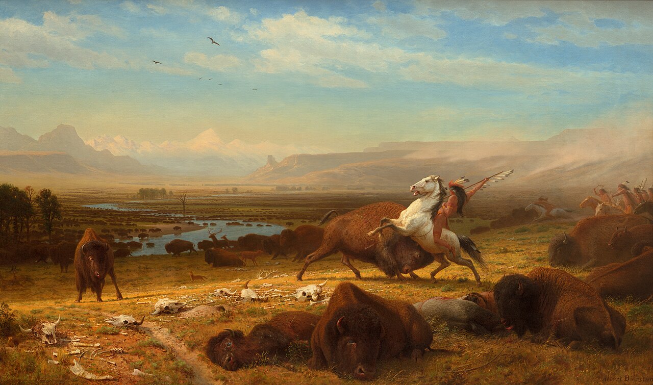 The Last of the Buffalo, Albert Bierstadt